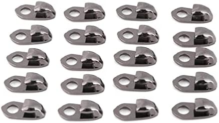 20pcs/set Boot Hooks Lace Fittings With Rivets for Repair/Camp/Hike/Climb Accessories
