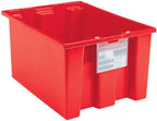Akro-Mils 35010 Plastic Tote Label Holder Nest and Stack and Akro-Grid Totes, Clear, (6-Pack)