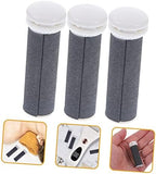 3pcs Coarse Electric Foot File Replacement Professional Pedicure Rollers for Cracked Heels and Hard Calluses Dead Skin Remover and Foot Care Tool