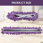 1 Pairs Mop Slippers, Washable Microfiber Mopping Slippers, Mop Shoes for House Floor Cleaning