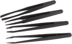 Velleman VTTWSET2 Non-Conductive Tweezers, Multi-Colour, Set of 4 Pieces