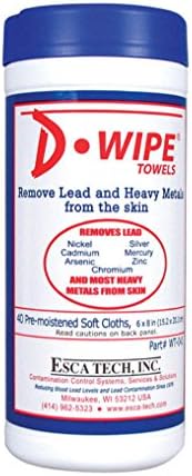 LEAD RMVR WIPES 40CT by D-WIPE MfrPartNo WT-041