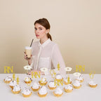 Kimini-Ki RN Cupcake Toppers, 24Pcs Nursing Cupcake Toppers, Medical Themed Assistant Symbol Cupcake Picks, Congrats RN Nurse Themed Graduation Party Decorations