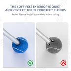 ANCKNE Walker Tennis Balls Precut Tennis Balls for Walkers 4PCS Walkers Legs Universal Precut Glide Balls, Heavy Duty Long Lasting Felt Pad Glide Coverings for Furniture Legs and Floor Protection