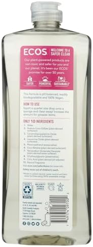 Earth Friendly Ultra Liquid Dishmate Natural Almond - 25 fl oz, Pack of 2