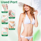 Wax Strips Body for Hair Removal – No Heat Body Waxing Strips for Legs, Arms, Underarms & Bikini Line | Large Wax Strips Body, Cut to Size | At-Home Waxing Solution | 20 Count & 5Calming Oil Wipes
