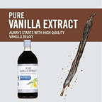 McCormick Culinary Vanilla Extract, 32 fl oz - One 32 Fluid Ounce Container of Gluten Free and Non-GMO Pure Vanilla Extract Made From Premium Vanilla Beans Perfect for Chefs & Home Bakers