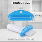 4 Pcs Toothpaste Tube Squeezer, Hanging Toothpaste Dispenser Clip Tube Squeezer Tool for Bathroom Organization, Facial Cleanser, Creams & Paint