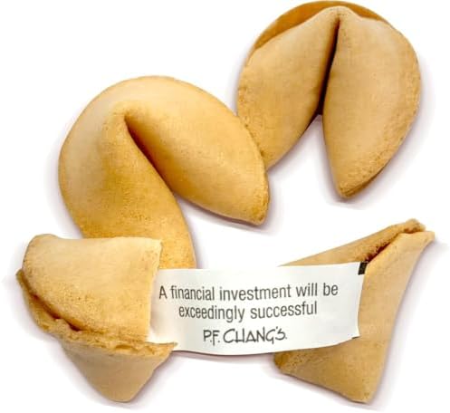 52USA Fortune Cookies 50 Count Individually Wrapped Bulk, Vanilla Flavor Crisp Funny Misfortune Cookies 8oz, Premium USA Made, Kids/Party/Valentine Treats, Chinese New Year Snacks, Fun Fortune Notes
