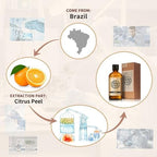 AKARZ 100ml Citrus Essential Oil Natural Citrus Oil Pure for Candle Making,DIY Skincare Products Massage,Home Spa Relaxation