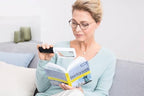 ESCHENBACH Optik MobiluxLED Handheld Magnifying Glass with LED Lighting Magnification: 3X Lens Size: 90 x 54 mm