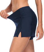 ChinFun Women's Board Shorts Swimswear Bottoms Tankini Swim Bathing Briefs Swimsuit Boardshorts Beach Trunks with Liner