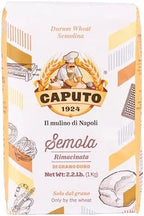 Antimo Caputo Semolina Flour 2.2 LB (Pack of 2) Bulk Italian Durum Semola Flour - All Natural Dough for Fresh Pasta