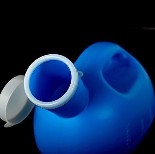 Dasiter 2000ML Male Urine Bottle with Cover Urine Collector Container Incontinence Pee Bottle Mobile Urinal