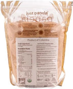 Just Panela Organic Unrefined Cane Sugar 5 Pound Pack of 1 | 100% Unprocessed, Raw Sugar | Panela Great for Baking, Cooking & Sweetening | Healthier Alternative to Regular Refined Sugar