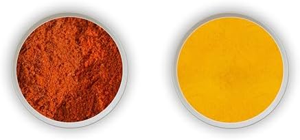 Jalpur Millers Spice Combo Pack - Paprika Powder 100g - Turmeric Powder 100g (2 Pack)