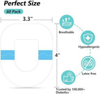 Omnipod 5 Adhesive Patches 60 Pack Waterproof Pre-Cut Transparent Patches for Omnipod 5 Dash Pods Clear Overlay Cover Latex-Free & Hypoallergenic Long Stay for 7 Days