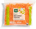 365 by Whole Foods Market, Organic Carrots, Shredded, 10 oz