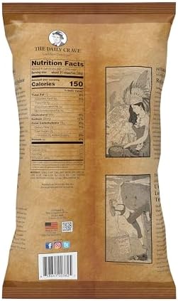 The Daily Crave Himalayan Pink Salt Quinoa Chips, 4.25 Oz (Pack Of 8) 4g Protein, 2g Fiber, Gluten-Free, Non-Gmo, Crunchy