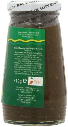 Dunns River Jamaican Jerk Seasoning 312 g (Pack of 6)