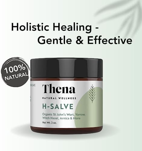 Intense Hemorrhoid Treatment Natural Hemorrhoid Relief Cream, Max Strength Herbal Anal Fissure Relief Ointment with Organic Witch Hazel for Postpartum Piles, Best with Thena Sitz Bath Soak Women Men