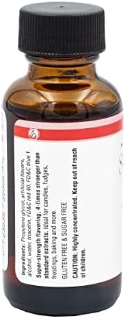 LorAnn Oils Super Strength Flavoring - Used For Candy Making, Flavoring Extracts, Baking, Hard Candy, and Flavor Oils - Bold, Natural Flavors 4X Stronger Than Extracts - Strawberry, 1 fl oz