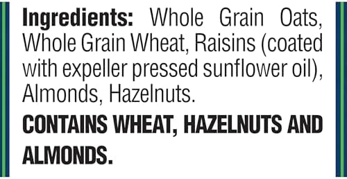 Alpen Muesli No Sugar Added Cereal, Heart Healthy Cereal with Wheat Flakes, Rolled Oats, Nuts and Raisins, Non-GMO Project Verified, 14 OZ Box (Pack of 1)