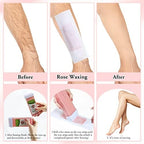 Rose Roll on Hair Removal Wax Refill Cartridges for Sensitive Skin, Rolling Waxing Kit for Women's Body, Legs, Arms at Home - 4 Pack (14.1 OZ)