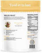Quay Naturals Organic Hulled Millet, 2.5 lbs, USA Grown, Non-GMO, Gluten-Free, Whole Grain, Easy to Digest, Vegan-Friendly