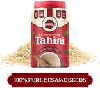 Baron's Kosher 100% Pure Ground Sesame Tahini 16-ounce Jars (1 Pound (Pack of 2))