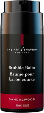 The Art of Shaving Beard Balm, Conditioner for Stubble to Hydrate Skin and Hair, Sandalwood, 3.3 Oz