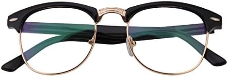 Oversize Bifocal Readers Mens Womens Students Home Office +2.75 Gold Color Hornrim Reading Glasses
