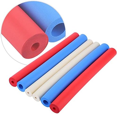 Foam Tubing 6 Pcs Foam Grip Tubing Non-Slip Foam Handle Sleeve Cover Padding Grips for Utensil, Pens, Pencils, Razors