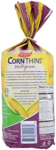 Real Foods - Corn Thins - Multigrain - 150g