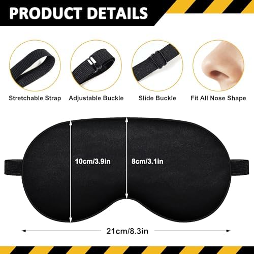 2 Pcs Sleep Mask,Construction Vehicles Masks with Adjustable Buckle for Sleeping,Soft Eye Masks for Sleep,Blackout Sleep Mask for Kids Teens Home Travel Party Game Eye Cover Blindfold