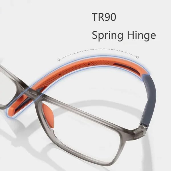 Reading Glasses,Men's Sports Ultra-Light Anti-Blue Light Presbyopic Glasses,Sports Glasses for Men