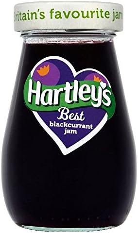 Hartley's Best Blackcurrant Jam (340g) - Pack of 6