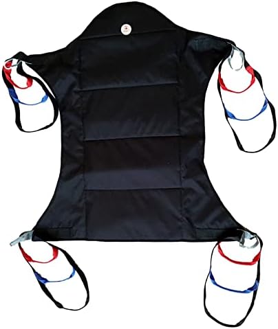 Transfer Nursing Sling Toileting Sling for Hoist, Hoist Sling Stair Transfer Belt Full Body Lifting Harness Lift Equipment for Elderly Disabled