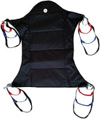 Transfer Nursing Sling Toileting Sling for Hoist, Hoist Sling Stair Transfer Belt Full Body Lifting Harness Lift Equipment for Elderly Disabled