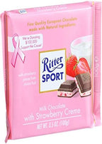 Ritter Sport chocolate Bar Strawberry and creme, 3.5 oz