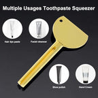 3 Pcs Toothpaste Tube Squeezers,Stainless Steel Toothpaste Squeezer,Metal Manual Dispenser Roller Tube Wringer,Tube Key Tooth Paste Squeezer for Home Toothpaste Paint,Cream, Cosmetic and Hair Dye