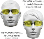 proSPORT Bifocal Reader Sunglass Wrap Light Weight Maui Golf Tennnis Cycling Running Rubber Yellow HD Gray Brown Men Women