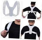 FOMIYES Breathable Posture Corrector Back Brace Back Support Brace for Hunchback Correction Adjustable Posture Correction Belt