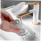 Ciieeo Shower Soap Dish with Cup Self-draining Soap Rack for Bathroom and Kitchen Easy Installation
