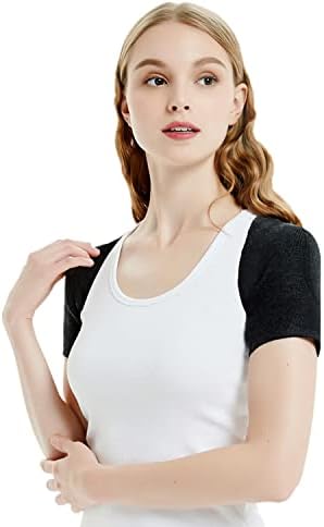 Shoulder Support Brace Warm Shoulder Protection Elastic Wool Shoulder Pad Stability Brace Adjustable Shoulder Warp Sleeve Protector for Pain Relief Injury Recovery Compression Arthritis Chronic Unisex