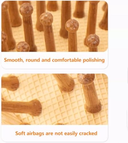 2-in-1 Air Cushion Scalp Massage Brush – Ventilated Hair Comb with Soft Rubber Tips, Gentle Painless Detangling for Women & Men