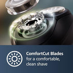 Philips Norelco Shaver 3600 Series, Wet and Dry Electric Shaver, P-Cap, Travel Pouch, Storm Blue, Model S3243/91