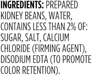 Amazon Grocery, Canned Dark Red Kidney Beans, 15.5 Oz