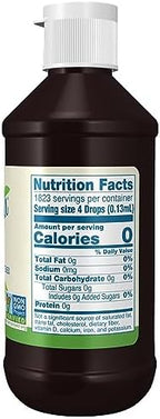 NOW Foods BetterStevia Organic Zero-Calorie Liquid Sweetener, Keto Friendly, Suitable for Diabetics, No Erythritol, 8-Ounce