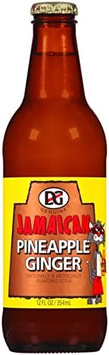 DG Genuine Jamaican - Pineapple Ginger Soda 12oz - 6-Pack